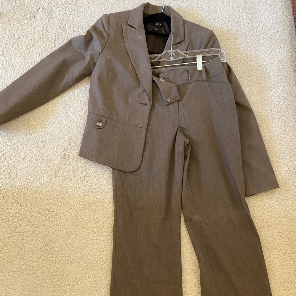 Ann Taylor suit. Jacket is 4p pants are 0 signature